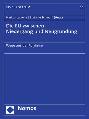 cover image of Die EU zwischen Niedergang und Neugründung
